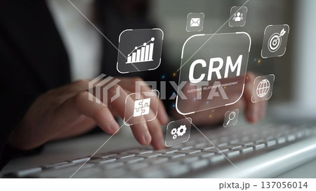 CRM Customer Relationship Management Platform with Data Analytic User Tool Muxer 137056014