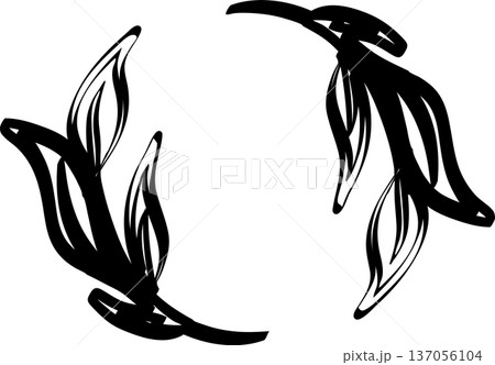 Circle frame brush Circle frame brush 137056104