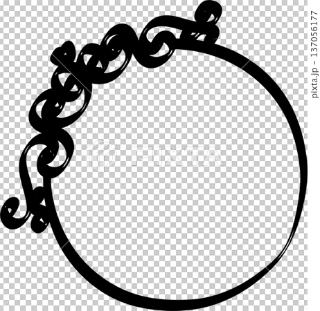 Circle frame brush 137056177