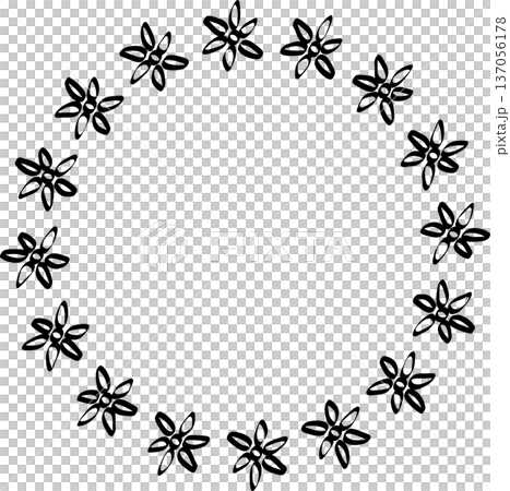 Circle frame brush Circle frame brush 137056178