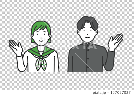 案内,学生男女 137057027