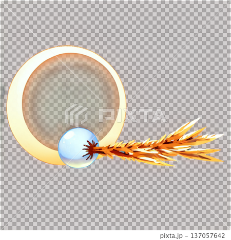 お月見、十五夜、月、すすき、 団子、うさぎ、透過、満月、月見団子、中秋の名月 137057642