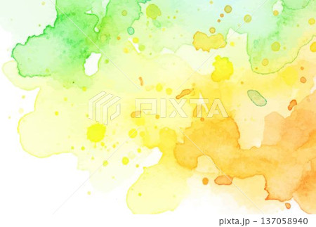 絵具のような水彩風デザイン背景 絵具のような水彩風デザイン背景 137058940