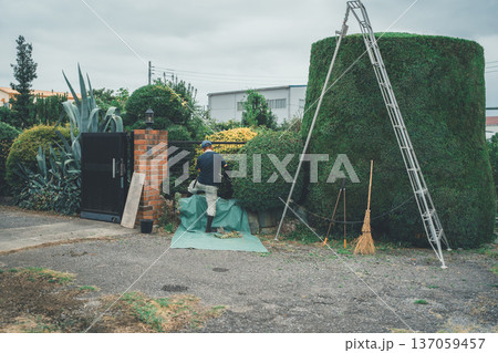 Japanese Gardener 137059457