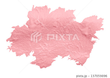 pink watercolor background. Artistic hand paint. Isolated on transparent background. 137059896
