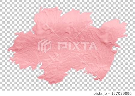 pink watercolor background. Artistic hand paint. Isolated on transparent background. 137059896