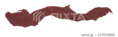 brown watercolor background. Artistic hand paint. Isolated on transparent background. 137059908
