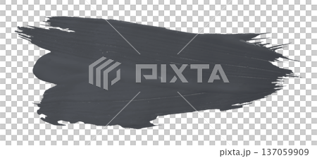 dark gray watercolor background. Artistic hand paint. Isolated on transparent background. 137059909