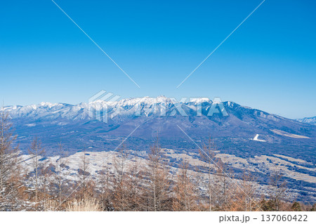 入笠山から見る八ヶ岳方面の景色 入笠山から見る八ヶ岳方面の景色 137060422