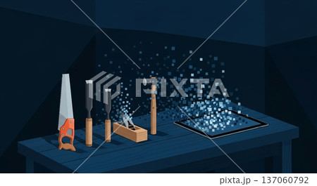 伝統道具がデジタルデータへ昇華する未来 137060792