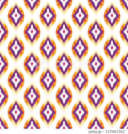 seamless abstract pattern in orange and turquoise tones of geometric shapes seamless abstract pattern in orange and turquoise tones of geometric shapes 137061562