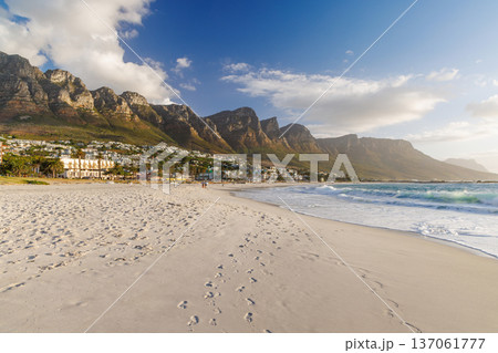 Beach sunset near Cape Town 137061777