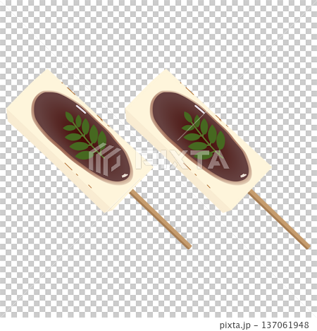 Japanese food Tofu Dengaku illustration material Japanese food Tofu Dengaku illustration material 137061948
