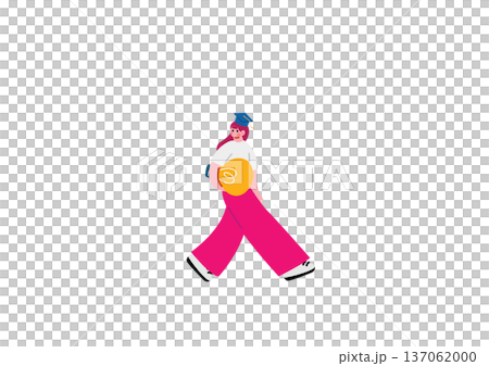 アイディアを閃く学生の女の子 137062000