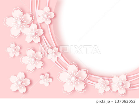 桜の花の背景 桜の花の背景 137062052
