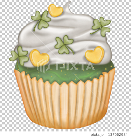 Saint patrick's day elements cute with four leaf clover green leprechaun hat hand drawn decorations illustration set. for irish festival theme. Saint patrick's day elements cute with four leaf clover green leprechaun hat hand drawn decorations illustration set. for irish festival theme. 137062984