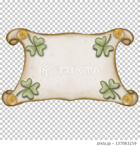 Saint patrick's day elements cute with four leaf clover green leprechaun hat hand drawn decorations illustration set. for irish festival theme. Saint patrick's day elements cute with four leaf clover green leprechaun hat hand drawn decorations illustration set. for irish festival theme. 137063259