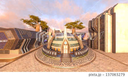 未来都市の風景 未来都市の風景 137063279