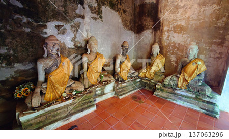 Ancient Buddha Statues in Doi Suthep Forest Chiang mai, Thailand Ancient Buddha Statues in Doi Suthep Forest Chiang mai, Thailand 137063296
