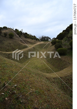 山中城　障子堀　三島市 137064727