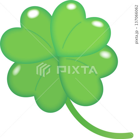 四つ葉のクローバー　一本　グリーン 137066062