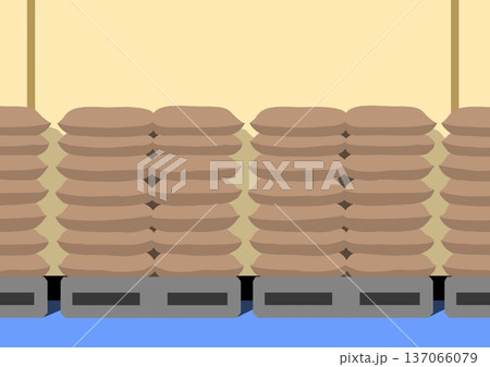 倉庫の貨物 137066079