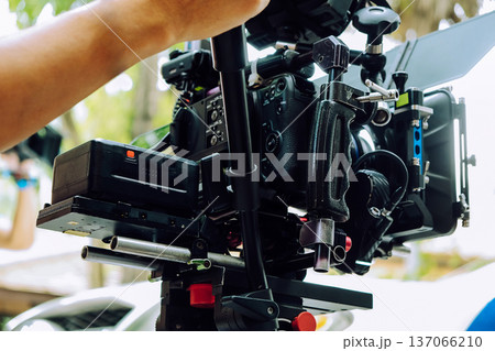 Behind the scenes of a movie. Behind the scenes of a movie. 137066210