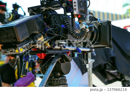 Behind the scenes of a movie. Behind the scenes of a movie. 137066219