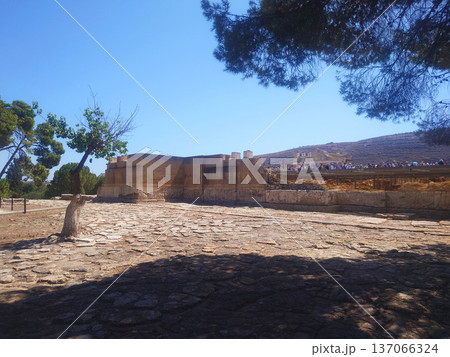 Knossos Palace Ruins of Minoan Civilization in Crete Greece 137066324