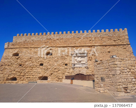 Historic Architecture Venetian Fortress Heraklion Crete Greece Historic Architecture Venetian Fortress Heraklion Crete Greece 137066457