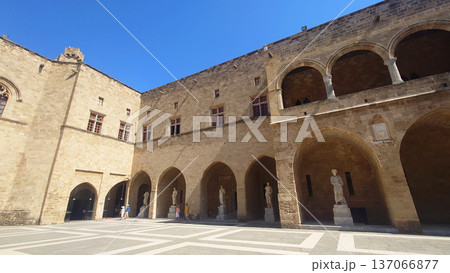 Interior Courtyard of Palace of the Grand Master of the Knights Rhodes 137066877