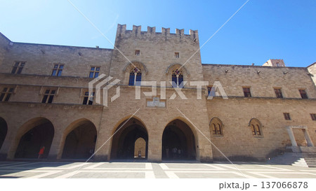 Interior Courtyard of Palace of the Grand Master of the Knights Rhodes 137066878