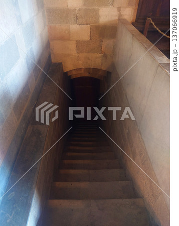 Stone Stairway Inside Palace of the Grand Master Rhodes, Greece Stone Stairway Inside Palace of the Grand Master Rhodes, Greece 137066919