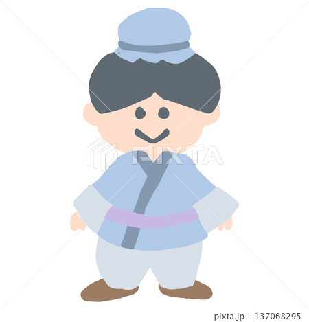 7月の園だよりに使いやすい シンプル手描き素材シリーズ｜彦星 137068295