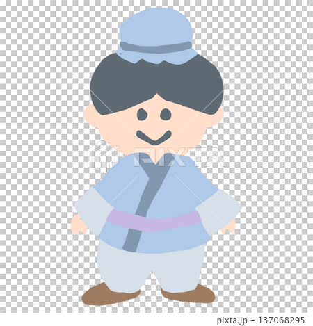 7月の園だよりに使いやすい シンプル手描き素材シリーズ｜彦星 137068295