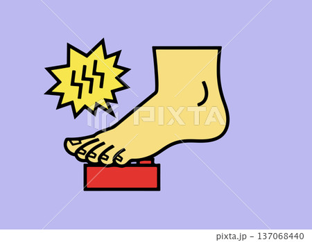 Foot Pain Illustration 137068440