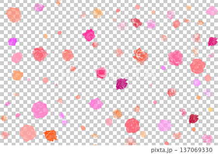 Pattern of various festive roses on pale green Pattern of various festive roses on pale green 137069330