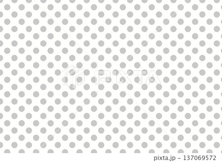 シンプルなドット背景素材 灰色 シンプルなドット背景素材 灰色 137069572