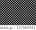 猫ドット背景素材　白黒 137069583
