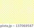 猫ドット背景素材　黄色 137069587