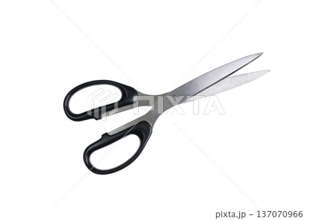 a pair of black scissors a pair of black scissors 137070966