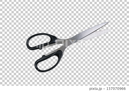 a pair of black scissors 137070966