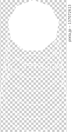 Polygon geometric blend to circle with motion design, tech, science, future, digital 137072613