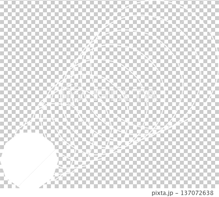 Polygon geometric blend to circle with motion design, tech, science, future, digital 137072638