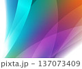 Abstract colorful glossy gradient waves futuristic background 137073409