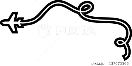 Airplane routes, plane paths, travel, flight, trace Airplane routes, plane paths, travel, flight, trace 137073566