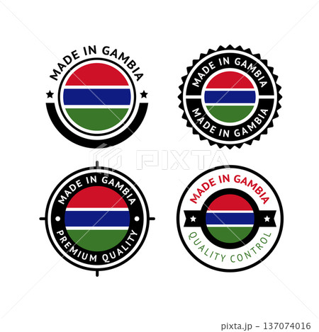 National flag of the Republic of The Gambia National flag of the Republic of The Gambia 137074016