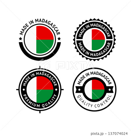 National flag of the Republic of Madagascar 137074024