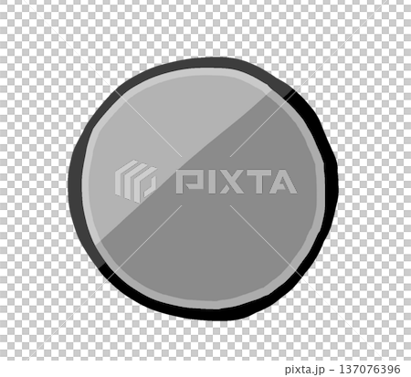Silver coin (coin medal) Simple and loose hand-drawn illustration material Silver coin (coin medal) Simple and loose hand-drawn illustration material 137076396
