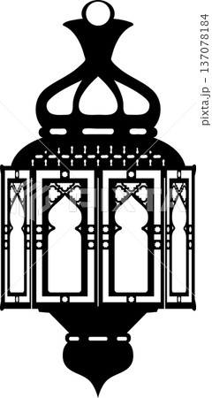 arabic lamps ramadan, islamic home decor vector illustration 137078184